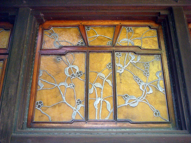 window detail, Gamble House.